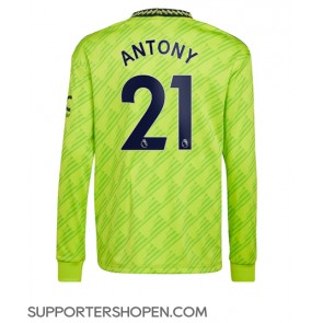 Manchester United Antony #21 Tredje Matchtröja 2022-23 Långärmad